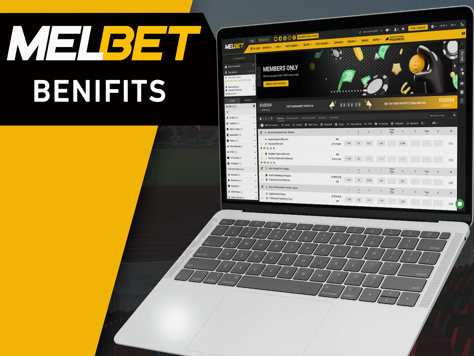 Learn about the benefits of playing at MelBet.