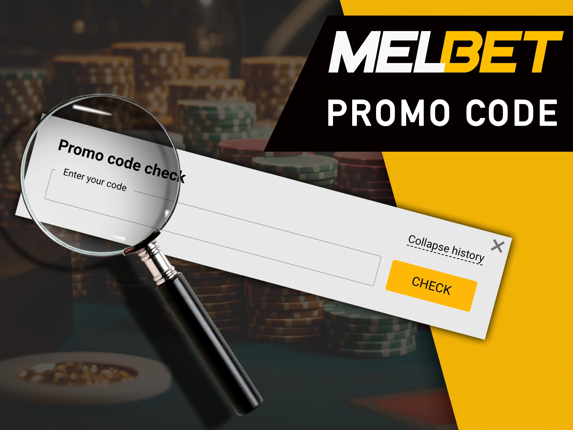 Get a promo code to get bonuses at MelBet.