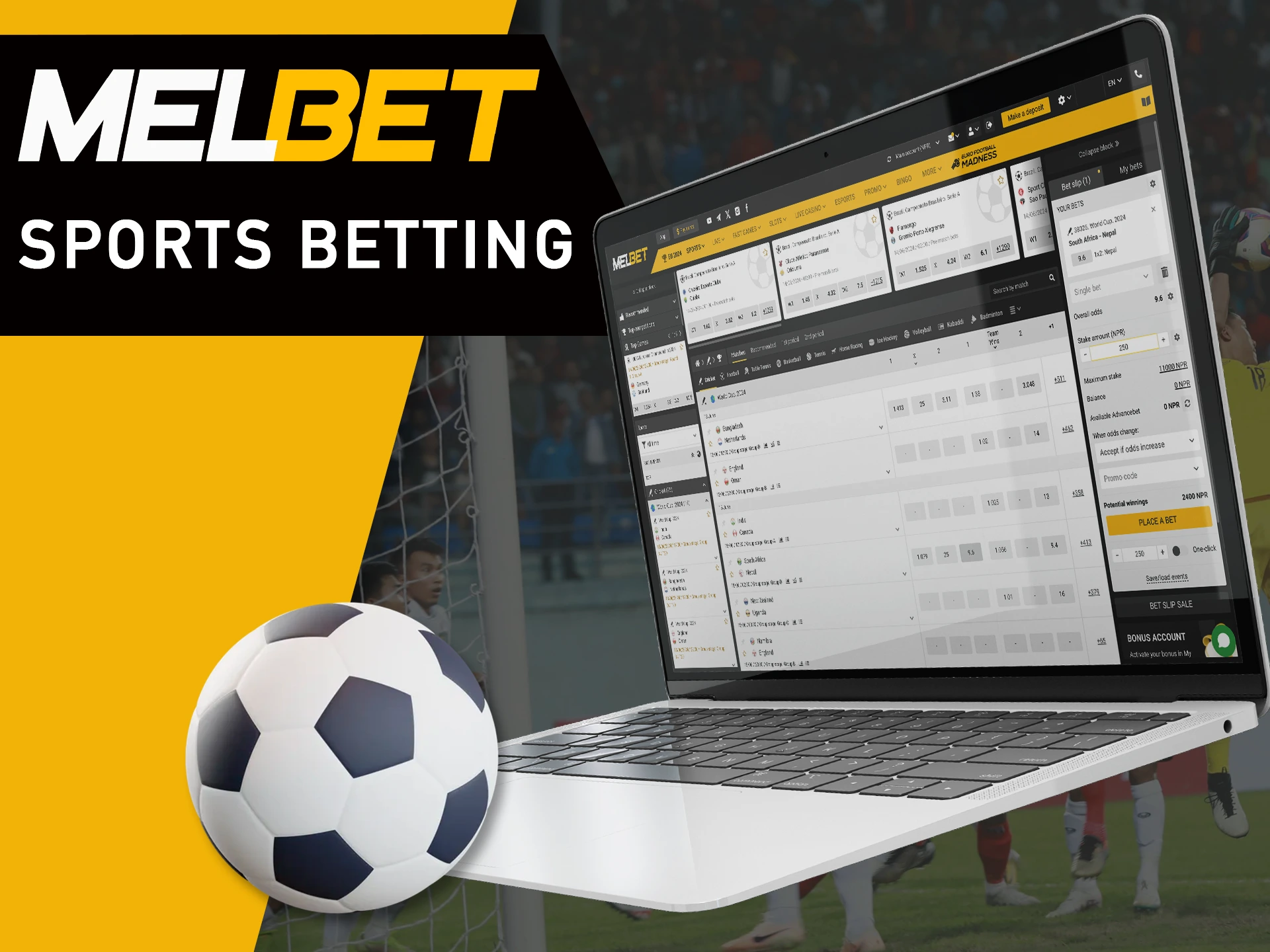 Bet on sports at Melbet.