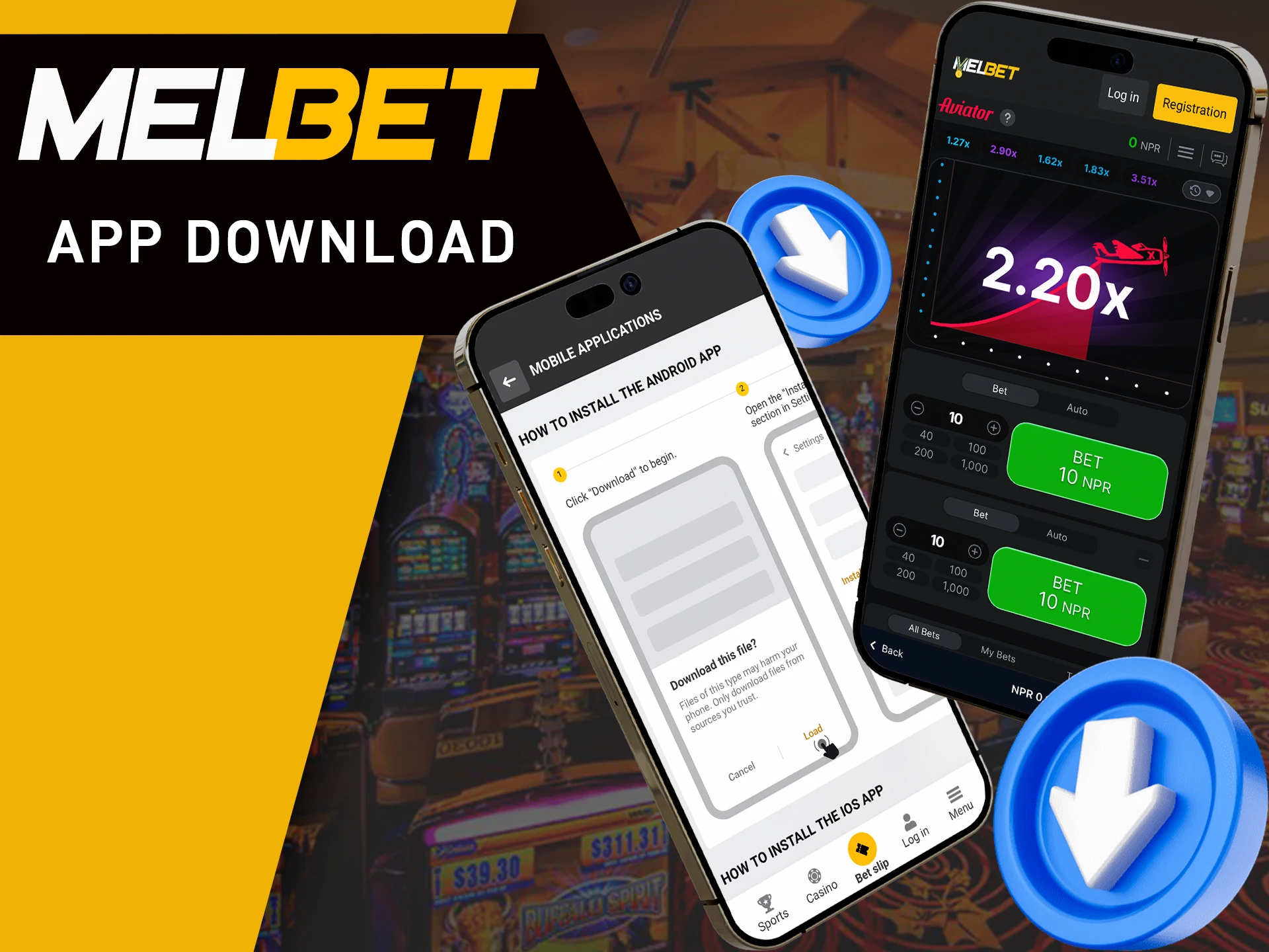 Play Aviator on your device and multiply your deposit with MelBet.