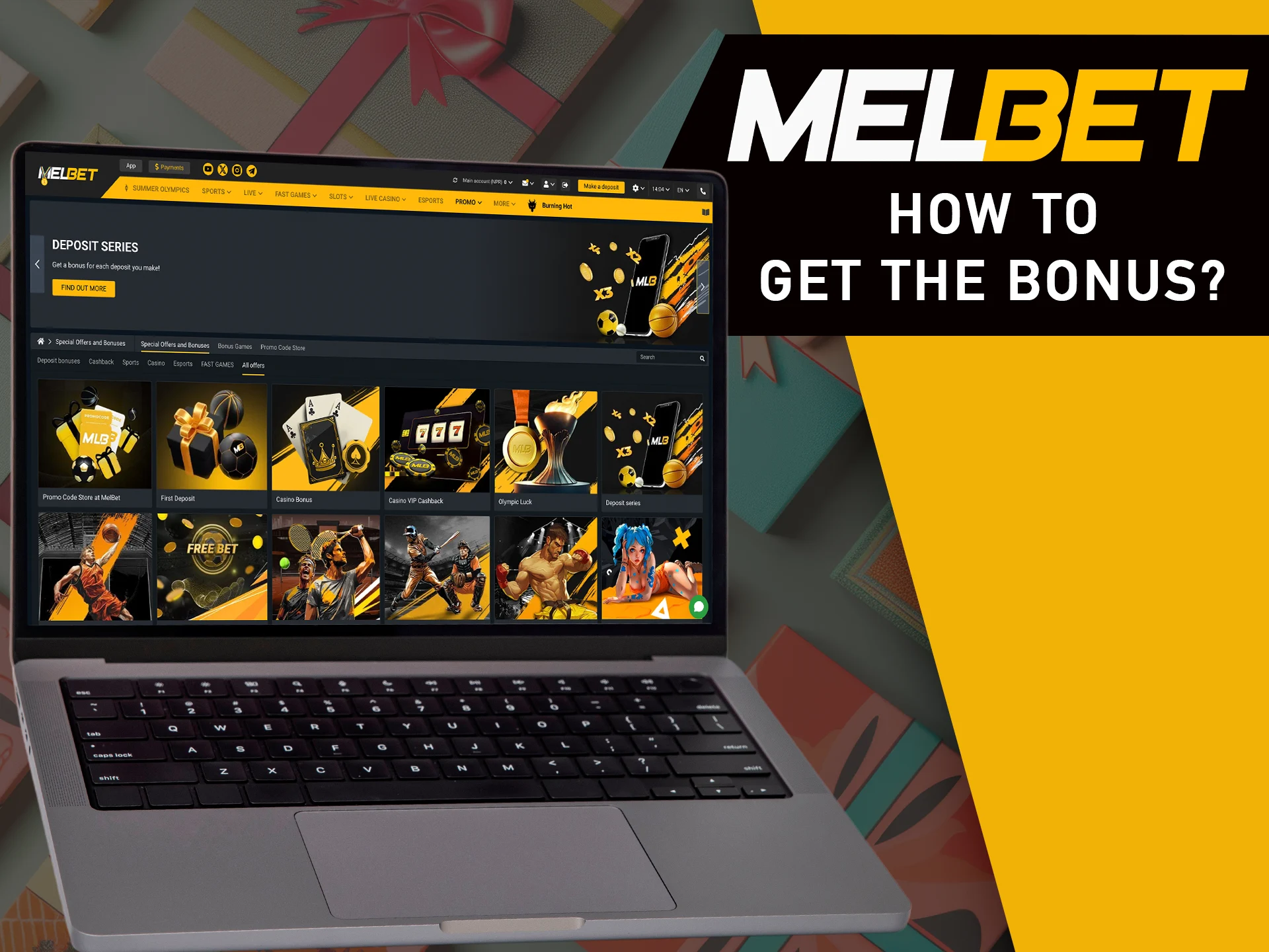 Learn how to get a bonus from MelBet.