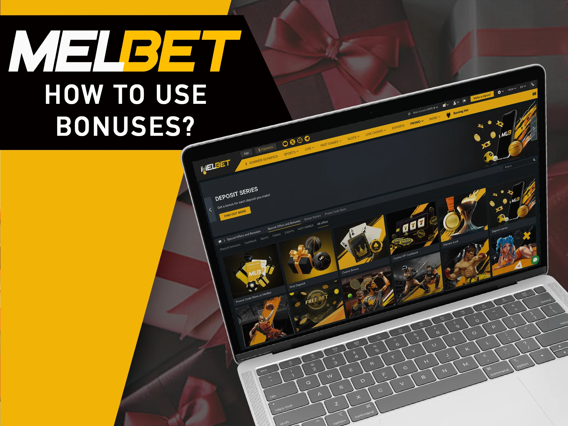 Familiarize yourself with how you can use bonuses from MelBet.