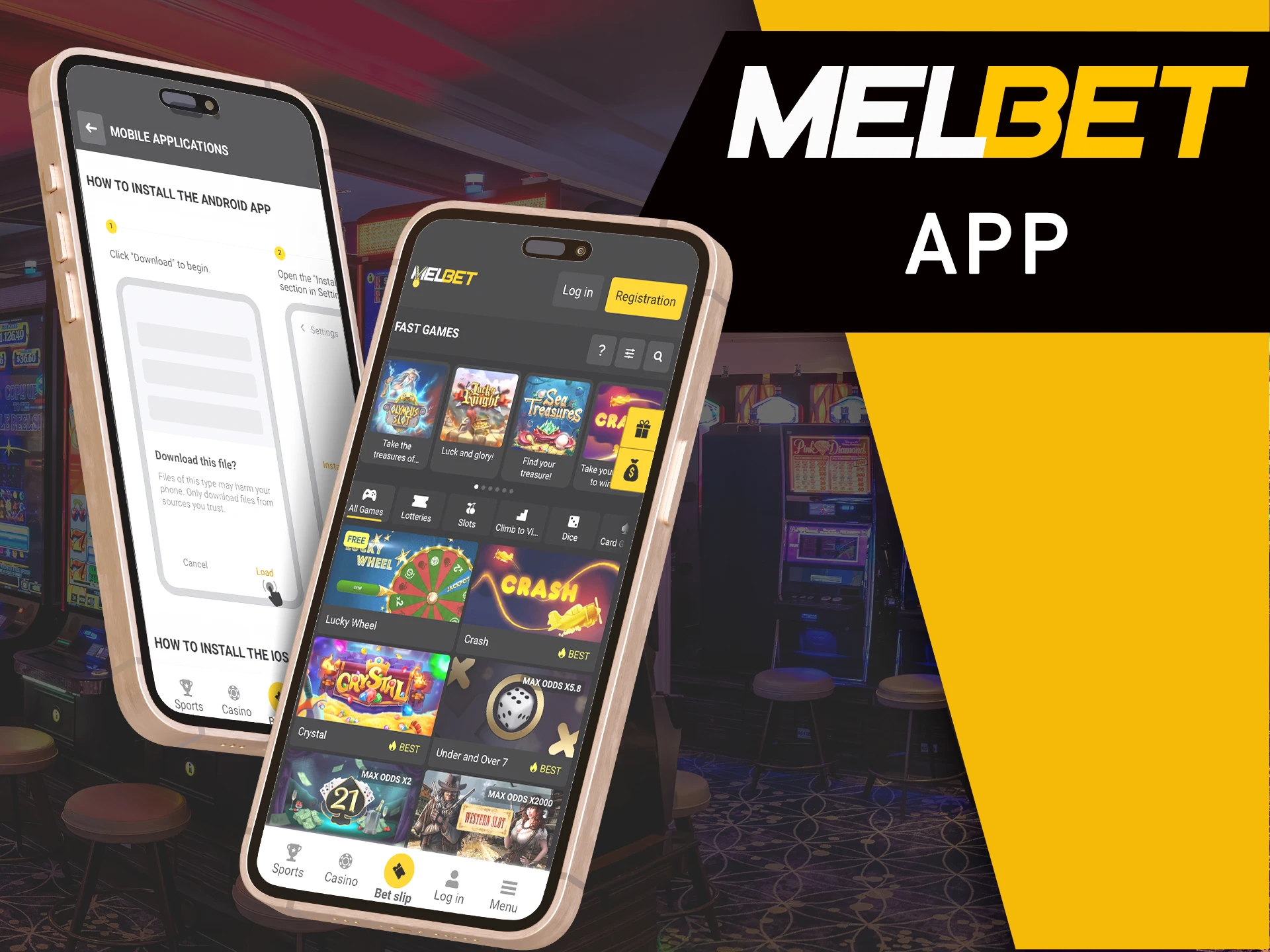 Play your favorite crash games on your smartphone with MelBet.