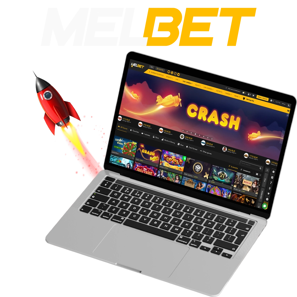 Find your favorite game in the MelBet catalog.