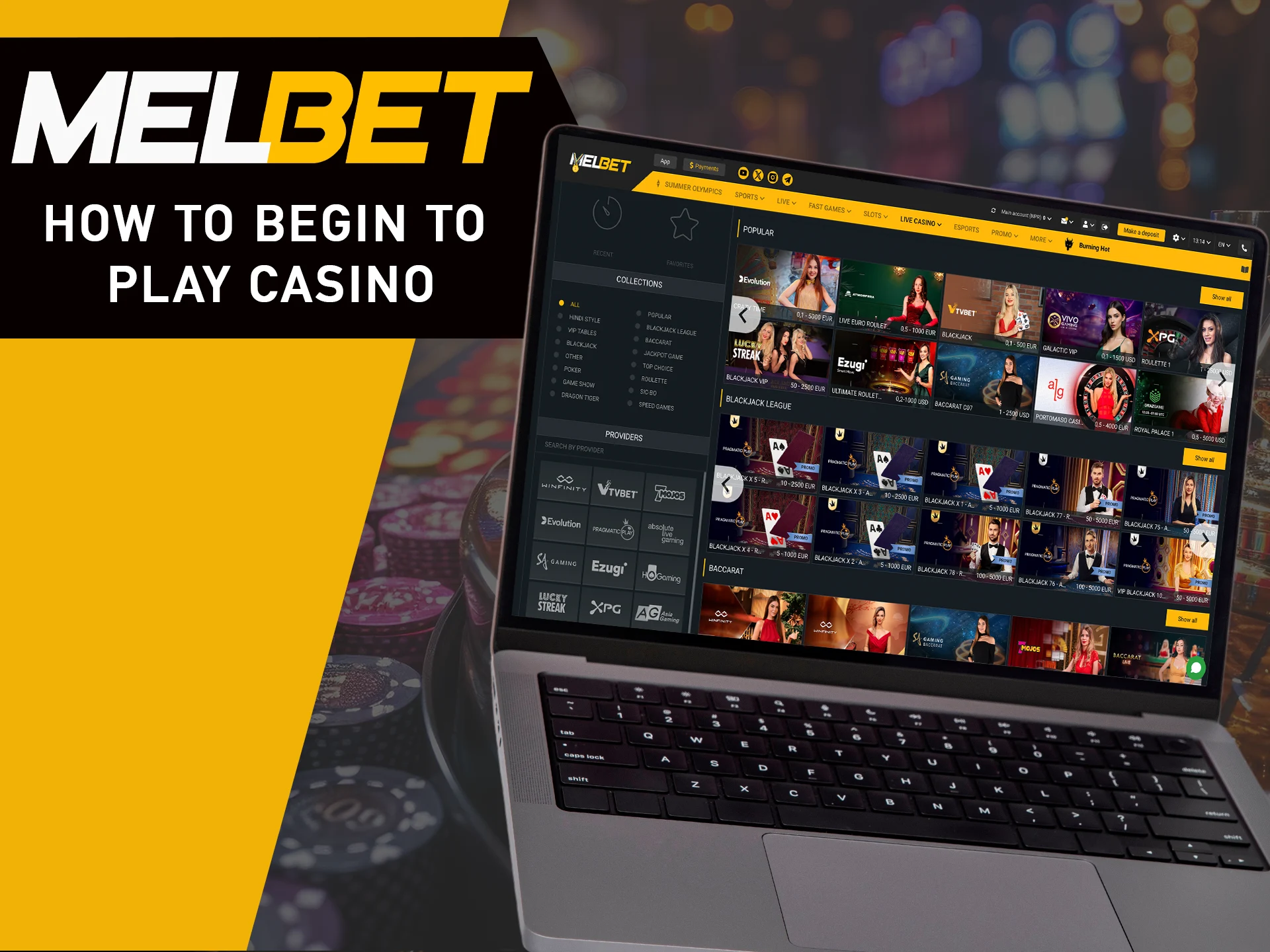 Start betting now by getting instructions from MelBet.