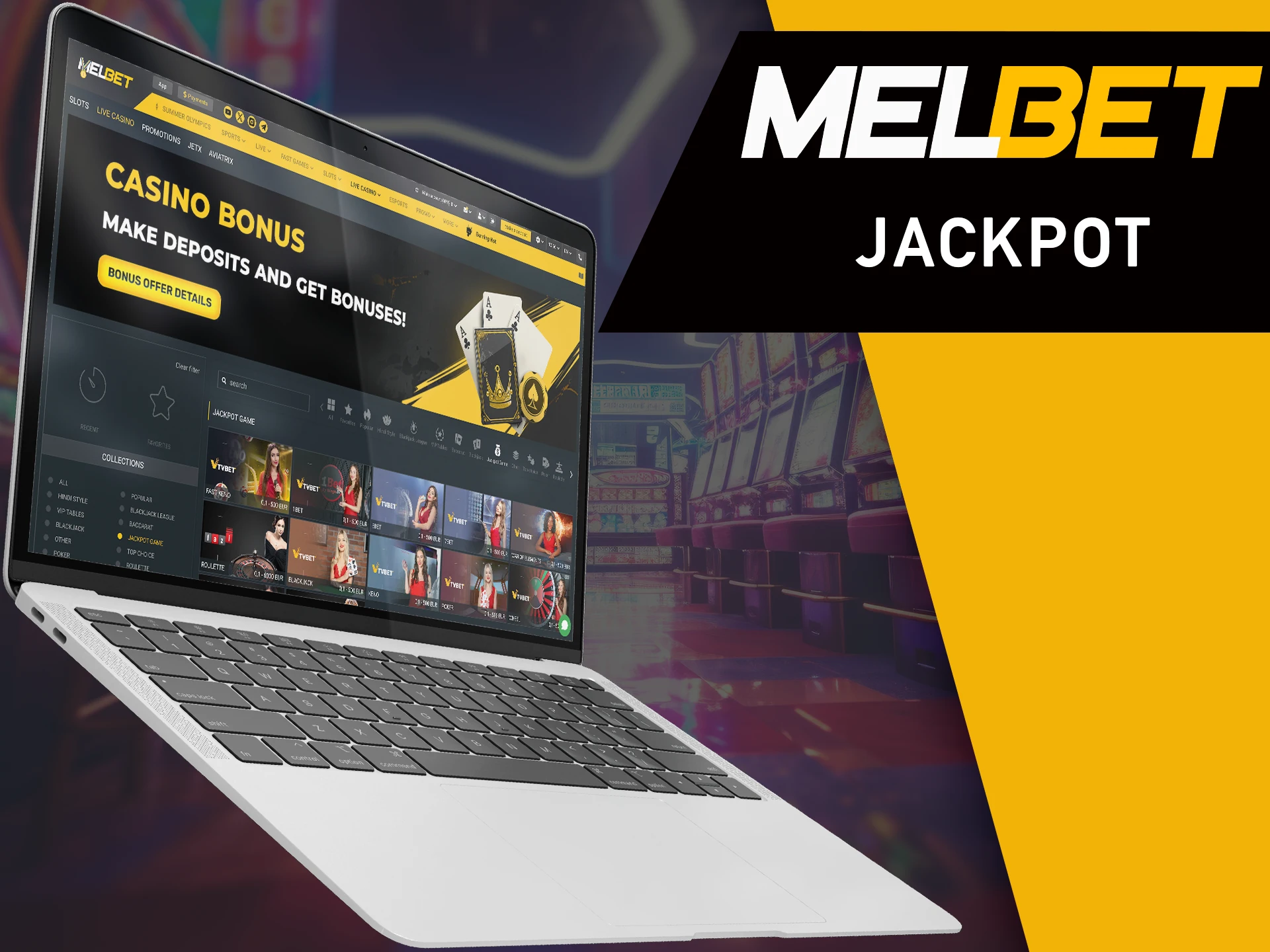 Hit your jackpot at MelBet.